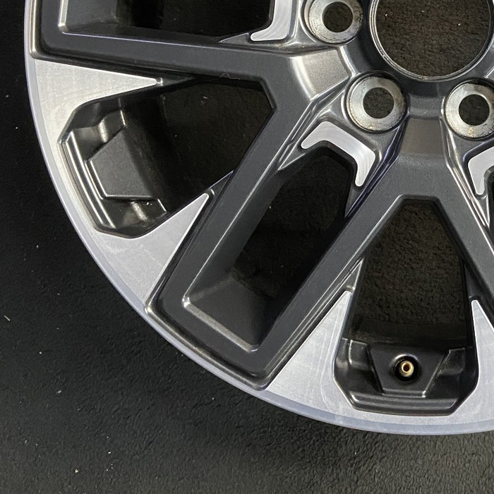 20" SEQUOIA 23-25 20x8 open spoke 6 spoke machined face with black pockets - Additional View