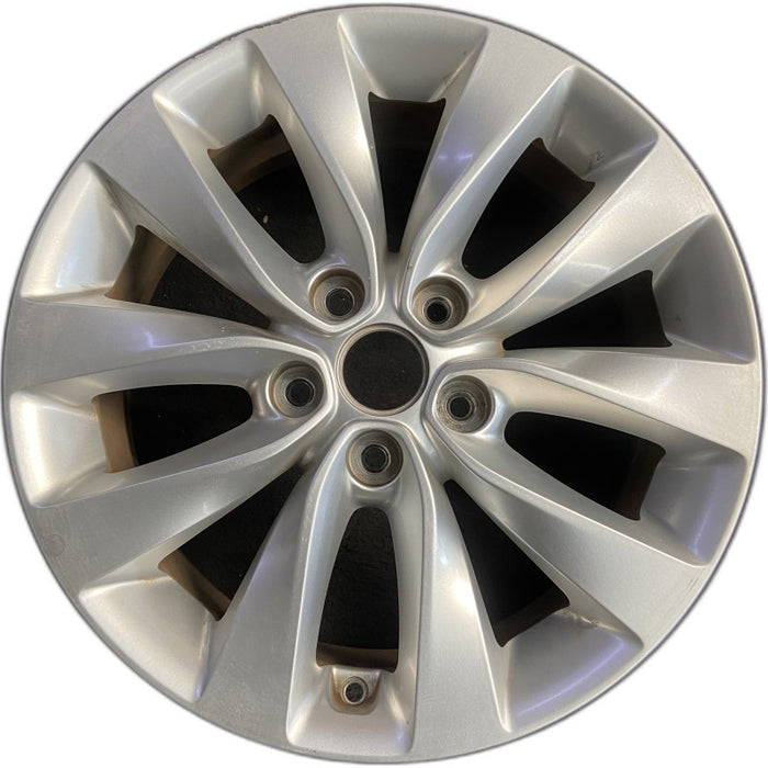 17" OPTIMA 16 17x7 alloy 10 spoke Original OEM Wheel Rim - Front View