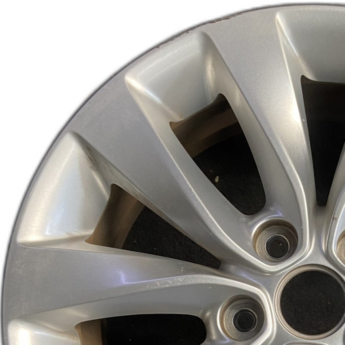 17" OPTIMA 16 17x7 alloy 10 spoke Original OEM Wheel Rim - Angle View