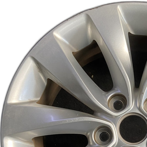 17" OPTIMA 16 17x7 alloy 10 spoke Original OEM Wheel Rim - Angle View