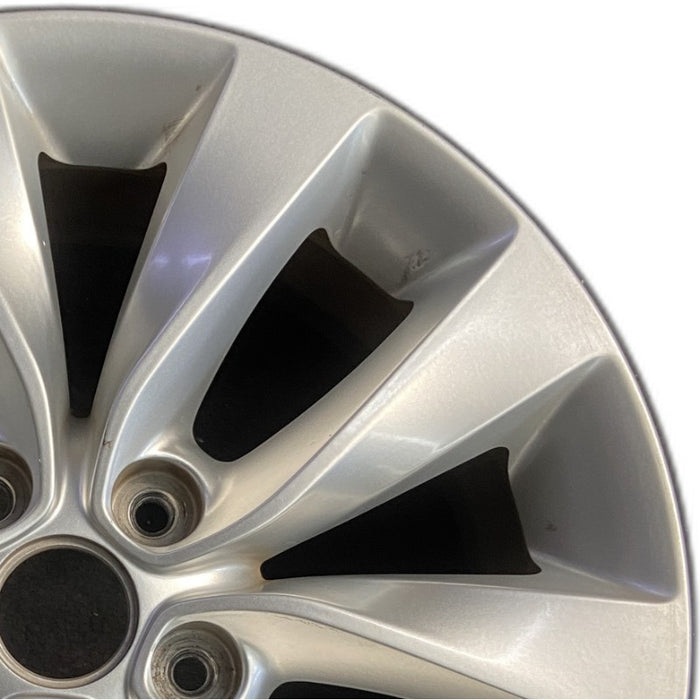 17" OPTIMA 16 17x7 alloy 10 spoke Original OEM Wheel Rim - Side Profile