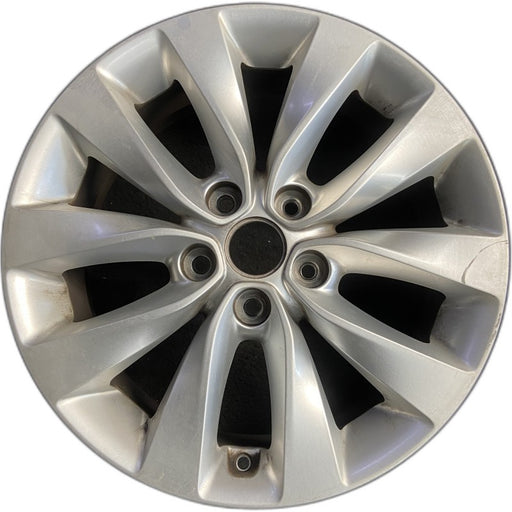 17" OPTIMA 16 17x7 alloy 10 spoke Original OEM Wheel Rim - Front View