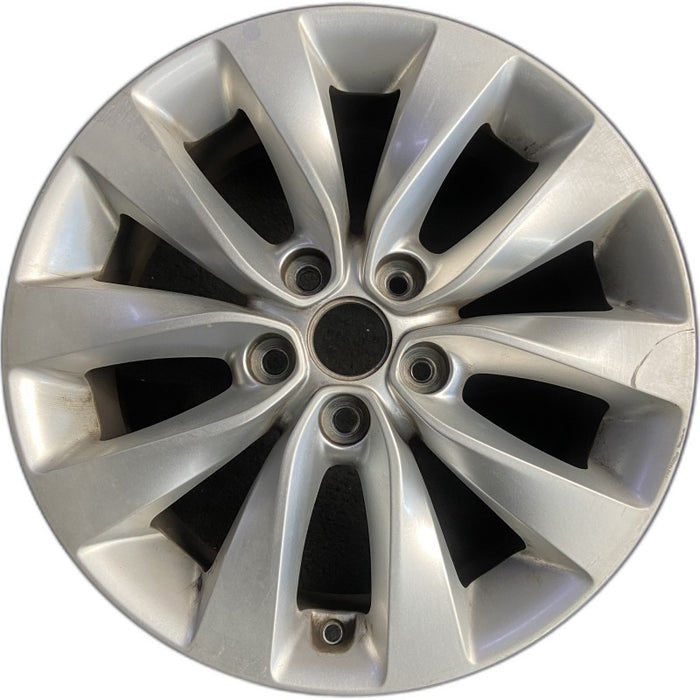 17" OPTIMA 16 17x7 alloy 10 spoke Original OEM Wheel Rim - Front View