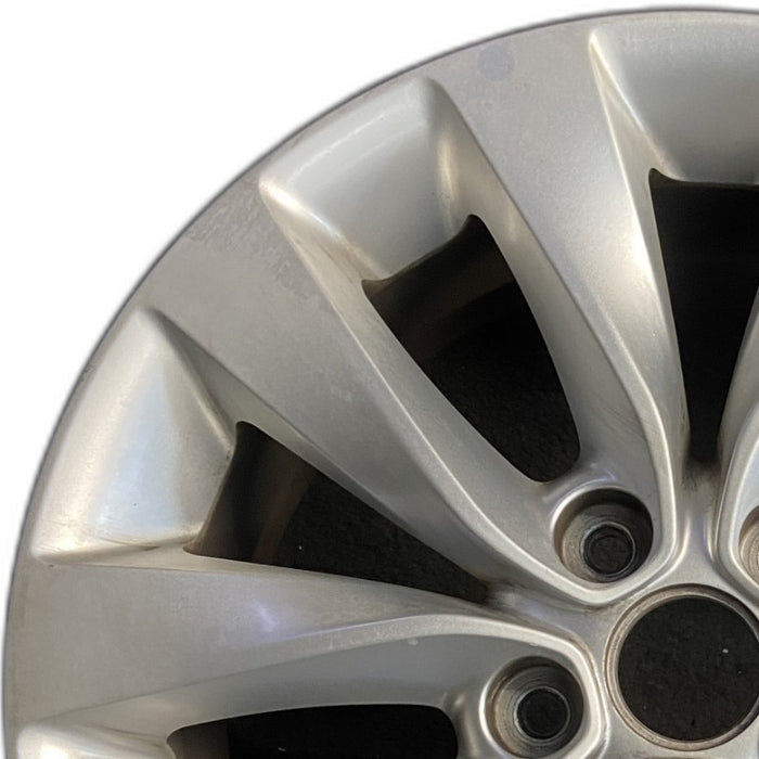 17" OPTIMA 16 17x7 alloy 10 spoke Original OEM Wheel Rim - Angle View