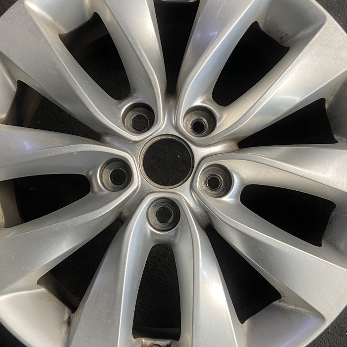17" OPTIMA 16 17x7 alloy 10 spoke Original OEM Wheel Rim - Angle View