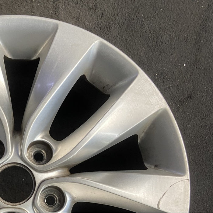 17" OPTIMA 16 17x7 alloy 10 spoke Original OEM Wheel Rim - Close-Up Detail