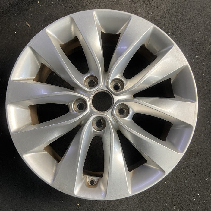 17" OPTIMA 16 17x7 alloy 10 spoke Original OEM Wheel Rim - Front View