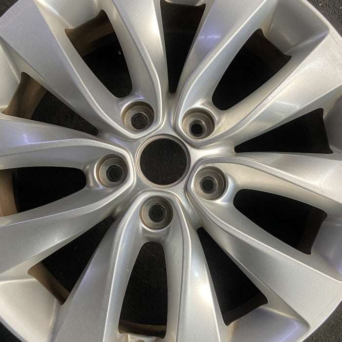 17" OPTIMA 16 17x7 alloy 10 spoke Original OEM Wheel Rim - Angle View