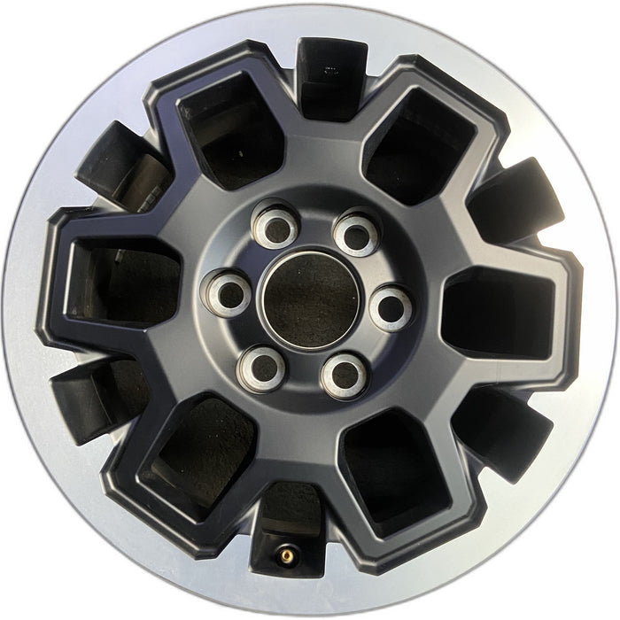 18" 4 RUNNER 25 18x7.5, machined finish Original OEM Wheel Rim - Front View