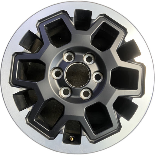 18" 4 RUNNER 25 18x7.5, machined finish Original OEM Wheel Rim - Front View