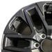 20" SEQUOIA 23-25 20x8 open spoke 6 spoke matte black Original OEM Wheel Rim - Angle View