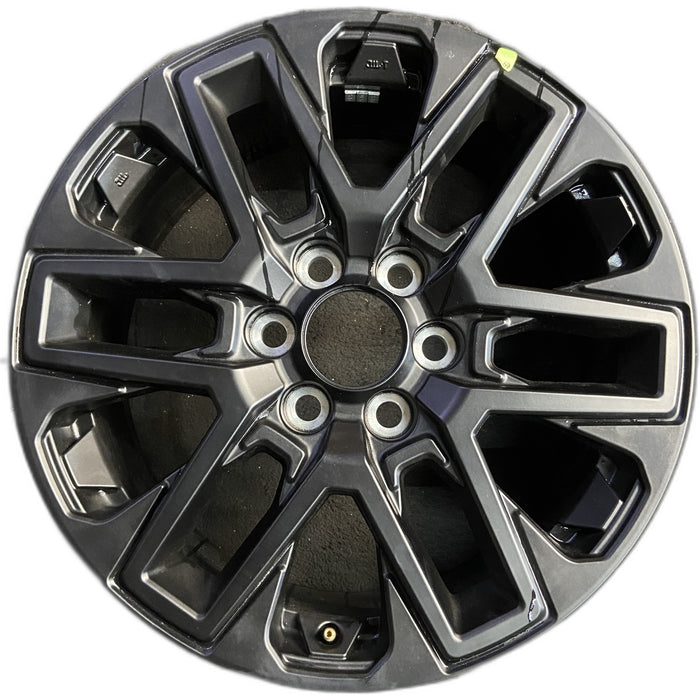 20" SEQUOIA 23-25 20x8, open spoke , matte black Original OEM Wheel Rim - Front View