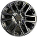 20" SEQUOIA 23-25 20x8, open spoke , matte black Original OEM Wheel Rim - Front View