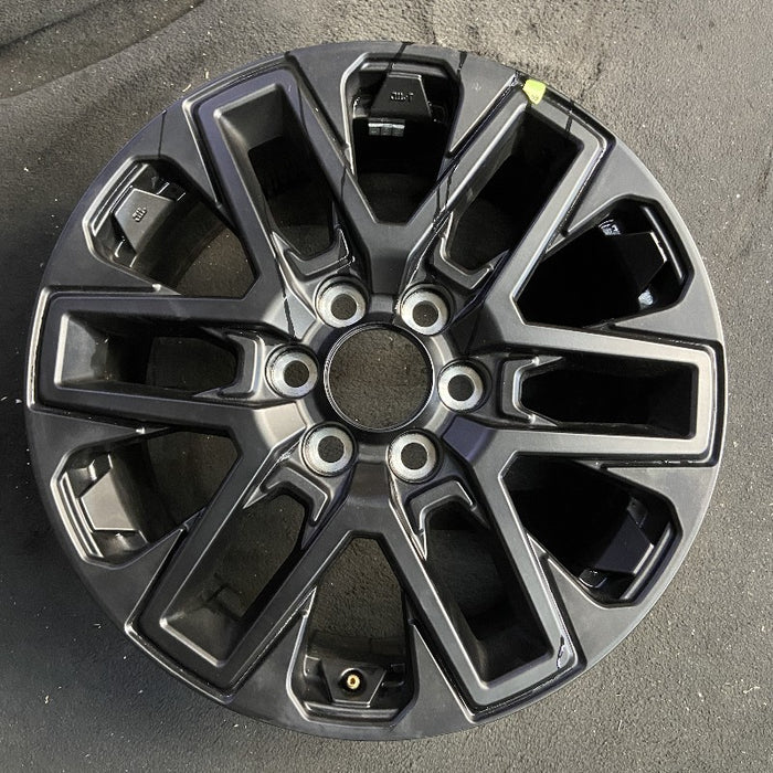 20" SEQUOIA 23-25 20x8 open spoke 6 spoke matte black Original OEM Wheel Rim - Front View