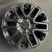20" SEQUOIA 23-25 20x8, open spoke , matte black Original OEM Wheel Rim - Angle View