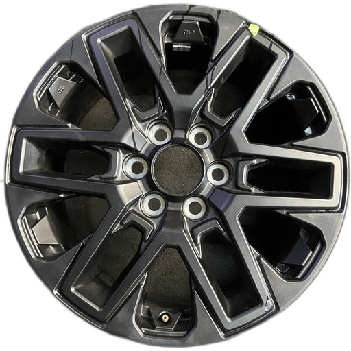20" SEQUOIA 23-25 20x8, open spoke , matte black Original OEM Wheel Rim - Front View