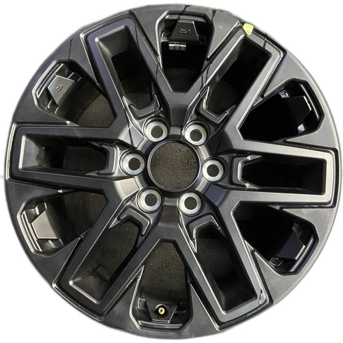 20" SEQUOIA 23-25 20x8 open spoke 6 spoke matte black Original OEM Wheel Rim - Front View