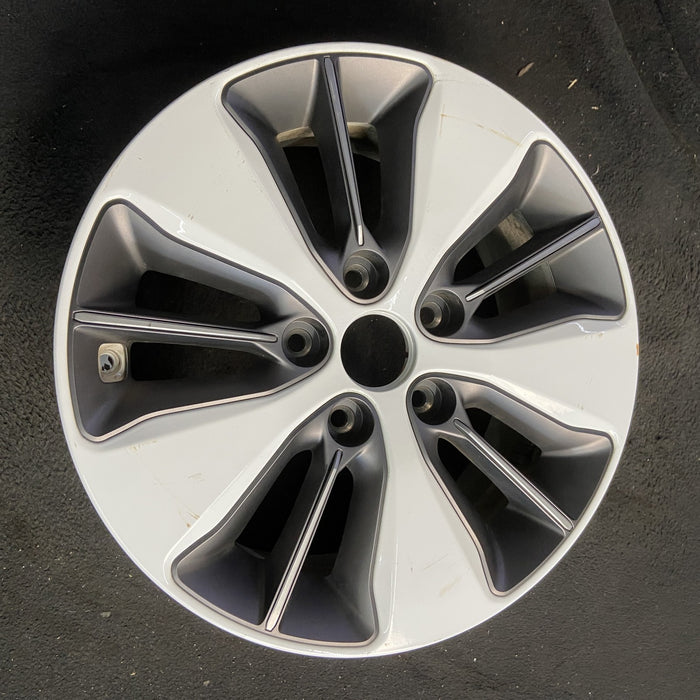 16" IONIQ 17-19 , 16x6.5, ID 52905G2450 Original OEM Wheel Rim - Side Profile
