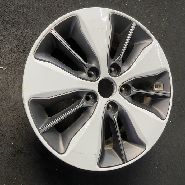 16" IONIQ 17-19 , 16x6.5, ID 52905G2450 Original OEM Wheel Rim - Close-Up Detail