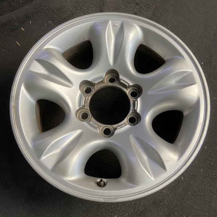 16" 4 RUNNER 01-02 16x7, alloy, 10 spoke Original OEM Wheel Rim - Side Profile