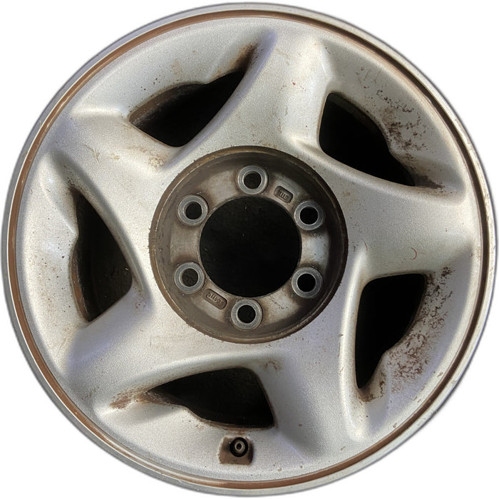 16" TACOMA 01-04 16x7, alloy, w/o 15mm offset Original OEM Wheel Rim - Front View
