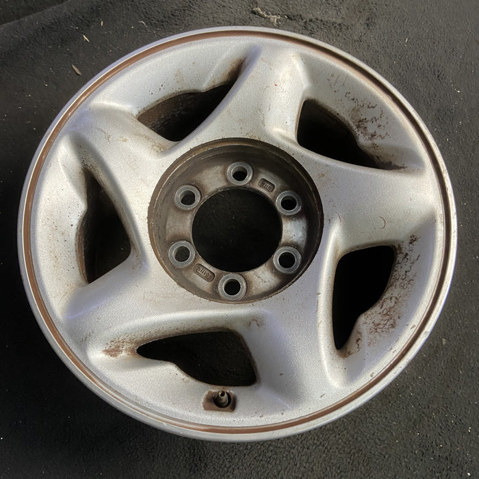 16" TACOMA 01-04 16x7, alloy, w/o 15mm offset Original OEM Wheel Rim - Side Profile