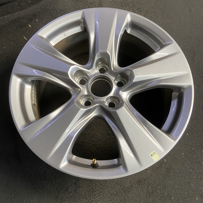 17" RAV4 19-25 17x7, alloy , silver Original OEM Wheel Rim - Side Profile