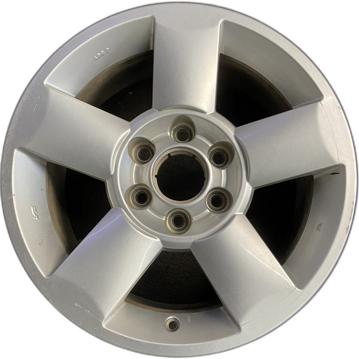 18" ARMADA 04-06 18x8 , 5 spoke, silver Original OEM Wheel Rim - Front View