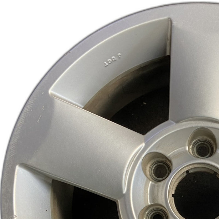 18" ARMADA 04-06 18x8 alloy 5 spoke silver Original OEM Wheel Rim - Angle View