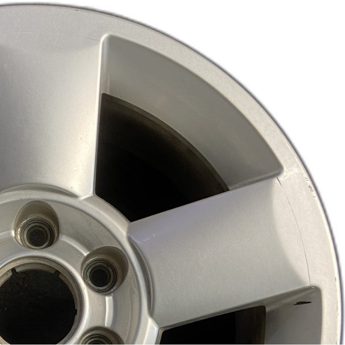 18" ARMADA 04-06 18x8 alloy 5 spoke silver Original OEM Wheel Rim - Side Profile