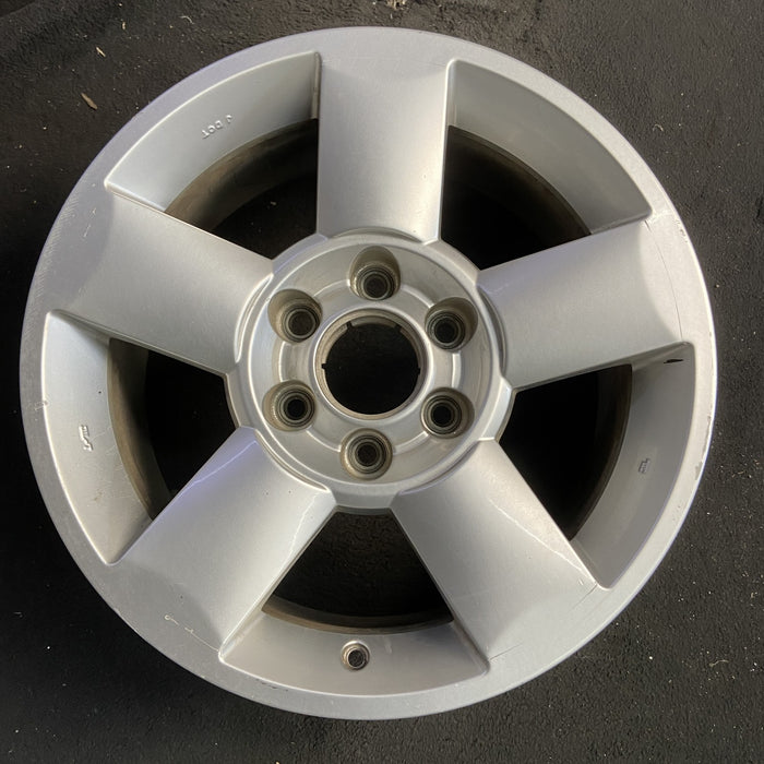 18" ARMADA 04-06 18x8 , 5 spoke, silver Original OEM Wheel Rim - Angle View