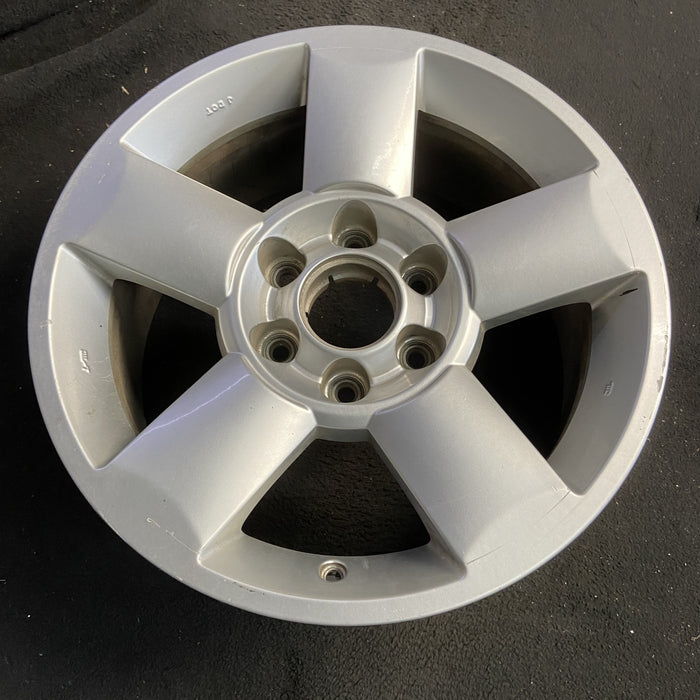 18" ARMADA 04-06 18x8 , 5 spoke, silver Original OEM Wheel Rim - Side Profile