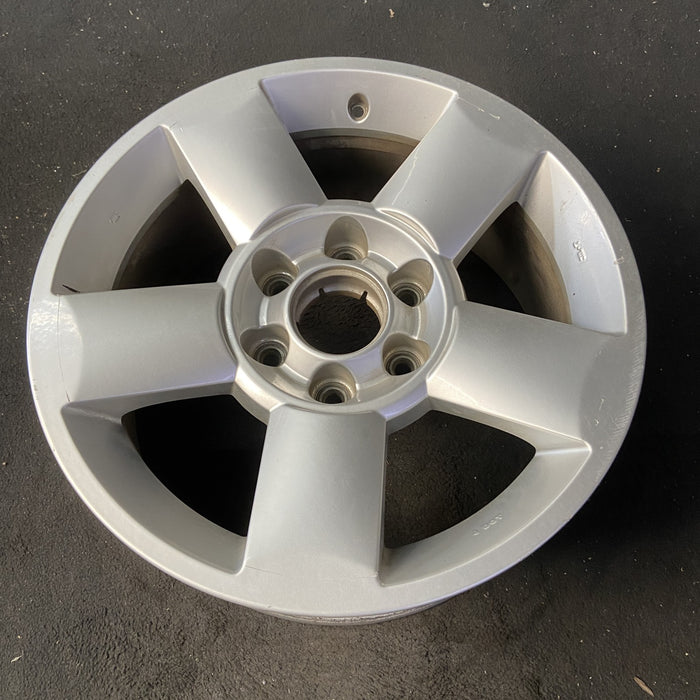 18" ARMADA 04-06 18x8 , 5 spoke, silver Original OEM Wheel Rim - Close-Up Detail