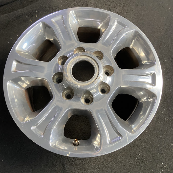 18" DODGE 2500 PICKUP 19-25 , 18x8, 6 spoke , solid spoke Original OEM Wheel Rim - Side Profile