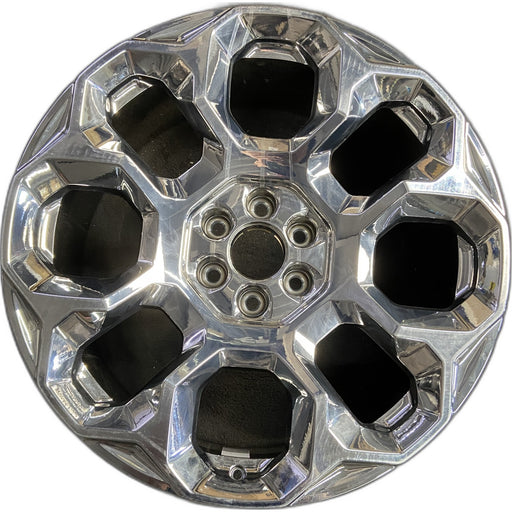 24" SUBURBAN 1500 25 24x9.5, 8 holes, bright chrome Original OEM Wheel Rim - Front View