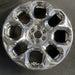 24" SUBURBAN 1500 25 24x9.5, 8 holes, bright chrome Original OEM Wheel Rim - Angle View