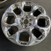 24" SUBURBAN 1500 25 24x9.5, 8 holes, bright chrome Original OEM Wheel Rim - Side Profile