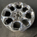 24" SUBURBAN 1500 25 24x9.5, 8 holes, bright chrome Original OEM Wheel Rim - Close-Up Detail