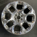 24" SUBURBAN 1500 25 24x9.5, 8 holes, bright chrome Original OEM Wheel Rim - Angle View