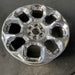 24" SUBURBAN 1500 25 24x9.5, 8 holes, bright chrome Original OEM Wheel Rim - Close-Up Detail