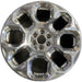 24" SUBURBAN 1500 25 24x9.5, 8 holes, bright chrome Original OEM Wheel Rim - Front View