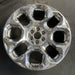 24" SUBURBAN 1500 25 24x9.5, 8 holes, bright chrome Original OEM Wheel Rim - Angle View
