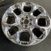 24" SUBURBAN 1500 25 24x9.5, 8 holes, bright chrome Original OEM Wheel Rim - Side Profile