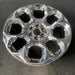 24" SUBURBAN 1500 25 24x9.5, 8 holes, bright chrome Original OEM Wheel Rim - Close-Up Detail