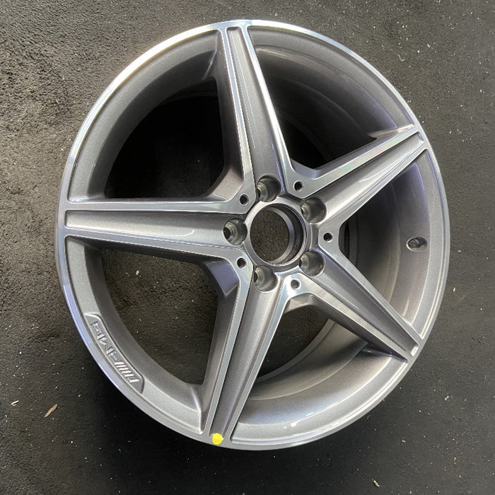 18" MERCEDES C-CLASS 15 205 Type; Sdn C400 5 spoke 18x7.5 gray accents Original - View 8