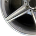 18" MERCEDES C-CLASS 15 205 Type; Sdn C400 5 spoke 18x7.5 gray accents Original - Back View
