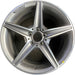 18" MERCEDES C-CLASS 15 205 Type, , C400, 5 spoke, 18x8.5, gray accents - Front View