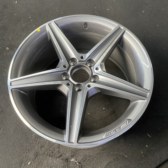 18" MERCEDES C-CLASS 15 205 Type, , C400, 5 spoke, 18x8.5, gray accents - View 8
