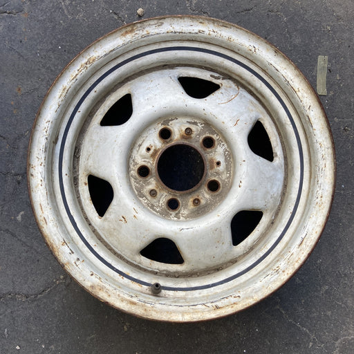15" CHEROKEE 88-92 15x7, steel Original OEM Wheel Rim - Angle View