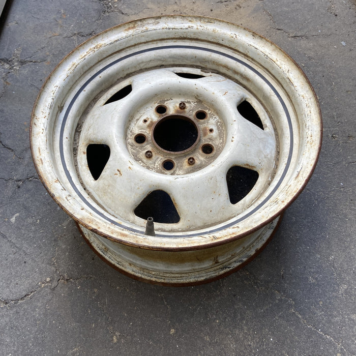 15" CHEROKEE 88-92 15x7, steel Original OEM Wheel Rim - Side Profile